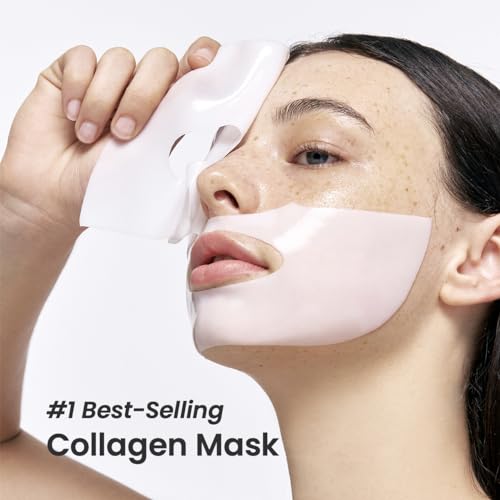 BIODANCE Bio-Collagen Real Deep Mask: Hydrating Overnight Hydrogel Mask for Pore Minimizing and Improved Elasticity (34g x 4ea)