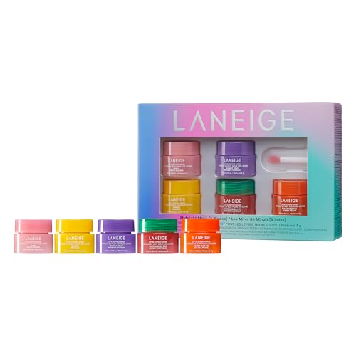 LANEIGE Lip Sleeping Mask: Nourishing Overnight Treatment with Vitamin C, Murumuru & Shea Butter for Flaky, Dry Lips