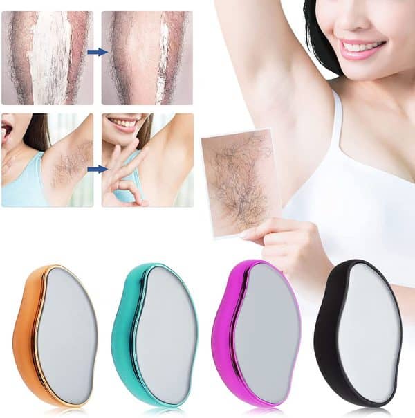 Crystal Hair Eraser Painless Exfoliation Hair Removal Tool For Arms Legs Back