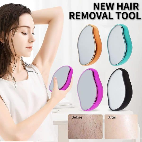 Crystal Hair Eraser Painless Exfoliation Hair Removal Tool For Arms Legs Back