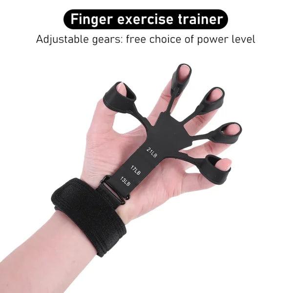 Gripster Finger Exerciser with Silicone Finger Grips - Discountbazar