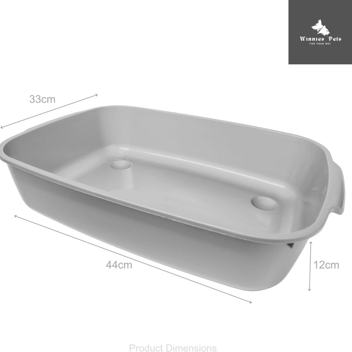 Moderna Cat litter Tray, Hot Gray 42cm