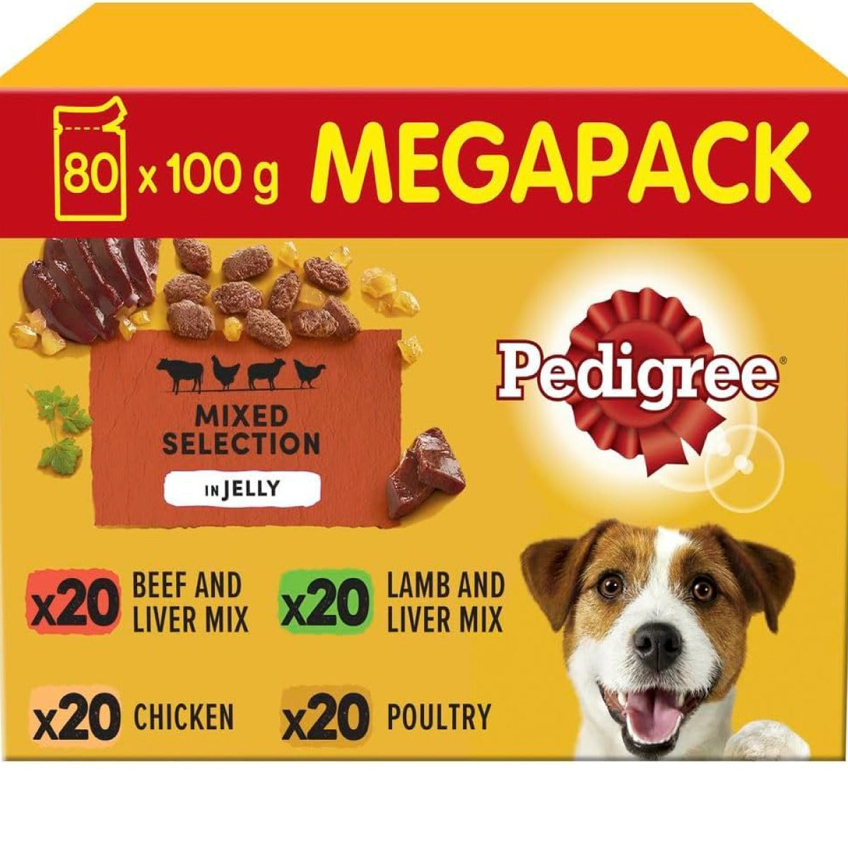 Pedigree Mixed Selection in Jelly 40 Pouches