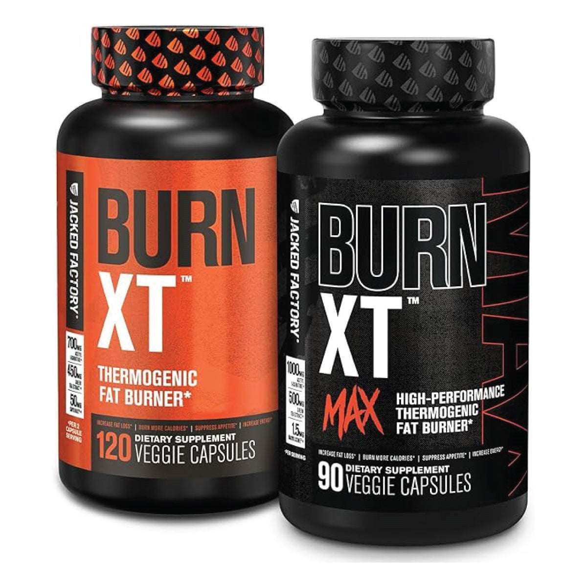 Jacked Factory Burn-XT Clinically Studied Fat Burner & Weight Loss Supplement