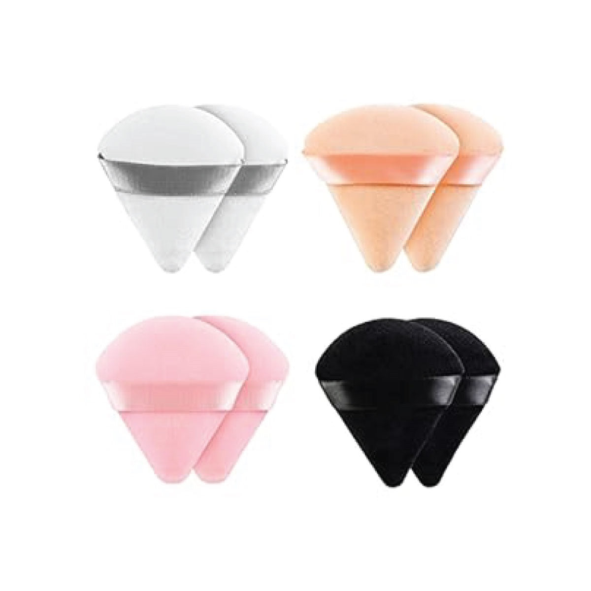 8 Pieces Triangle Powder Puff Face Soft Triangle Makeup Puff